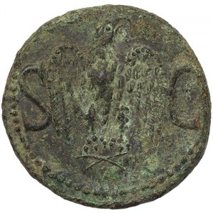 Rímske mince, cisárstvo, Augustus (27 pred n. l. - 14 n. l.), Ae Nummus n.d., Rím