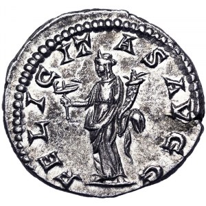 Römische Münzen, Kaiserreich, Geta (198-212 n. Chr.), Denar n.d., Rom