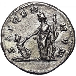 Rímske mince, cisárstvo, Caracalla (198-217 n. l.), denár, Rím