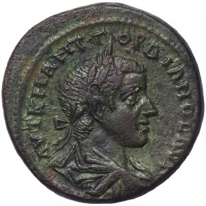 Römische Münzen, Kaiserreich, Gordianus III Pius (238-244 n. Chr.), Ae Nummus n.d., Nicopolis ad Istrum