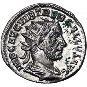 Römische Münzen, Kaiserreich, Trebonianus Gallus (251-253 n. Chr.), Antoninianus n.d., Rom