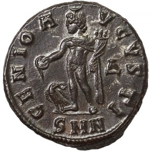 Rímske mince, cisárstvo, Maximinus Daia II (305-313 n. l.), Follis n.d., Nikomédia