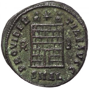 Monete romane, Impero, Costantino II (317-340 d.C.), Follis n.d. (ca. 327-328 d.C.), Alessandria d'Egitto