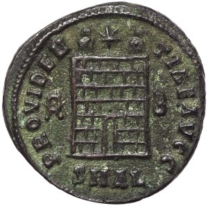 Římské mince, Říše, Costantinus II (317-340 n. l.), Follis n.d. (asi 327-328 n. l.), Alexandrie