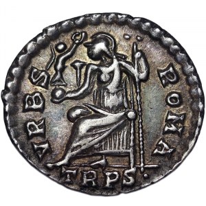 Monete romane, Impero, Valentiniano II (375-392 d.C.), Siliqua n.d., Treveri