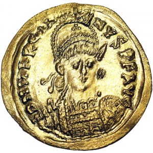 Römische Münzen, Kaiserreich, Marcianus (450-457 n. Chr.), Solidus n.d., Konstantinopel