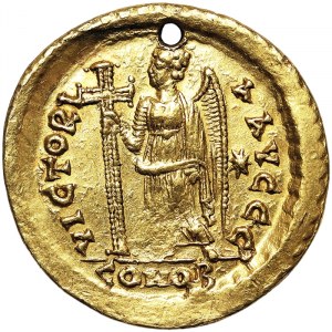 Rímske mince, cisárstvo, Marcianus (450-457 n.l.), Solidus n.d., Konštantínopol