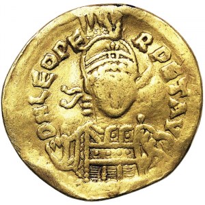 Rímske mince, cisárstvo, Lev I. (457-474 n. l.), Solidus n.d. (asi 457-462 n. l.), Konštantínopol