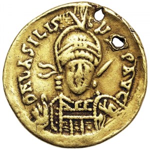 Rímske mince, impérium, Basiliscus (475-476 n. l.), Solidus n.d. (ca. 475-476 n. l.), Konštantínopol