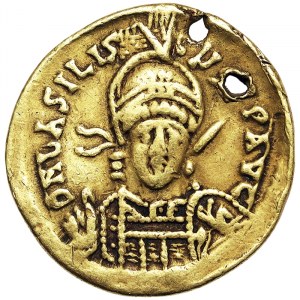 Monnaies romaines, Empire, Basiliscus (475-476 ap. J.-C.), Solidus n.d. (ca. 475-476 ap. J.-C.), Constantinople