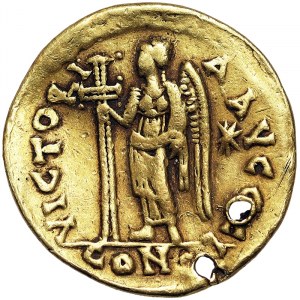Rímske mince, impérium, Basiliscus (475-476 n. l.), Solidus n.d. (ca. 475-476 n. l.), Konštantínopol