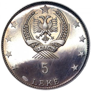 Albanien, Sozialistische Volksrepublik (1945-1990), 5 Leke 1968