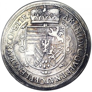 Austria, Sacro Romano Impero (800/962 - 1806), Leopoldo V, Arciduca d'Austria (1619-1632), Taler 1624, Hall