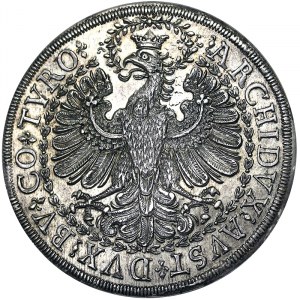 Austria, Święte Cesarstwo Rzymskie (800/962 - 1806), Leopold I, Święty Cesarz Rzymski (1657-1705), 2 talary n.d. (ok. 1680), Hall