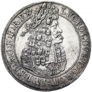 Autriche, Saint Empire romain germanique (800/962 - 1806), Léopold Ier, Empereur romain germanique (1657-1705), Taler 1701, Hall