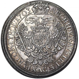 Österreich, Heiliges Römisches Reich (800/962 - 1806), Leopold I., Heiliger Römischer Kaiser (1657-1705), Taler 1703, Wien