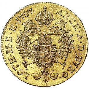 Rakousko, Svatá říše římská (800/962 - 1806), Josef II (1765-1790), Dukát 1787, Vídeň