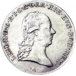 Österreich, Heiliges Römisches Reich (800/962 - 1806), Leopold II (1790-1792), 1/4 Taler 1792, A Wien
