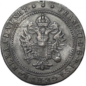 Rakúsko, Svätá ríša rímska (800/962 - 1806), František II, cisár Svätej ríše rímskej (1792/1804), 1-1/2 liry Veneta 1802, Viedeň