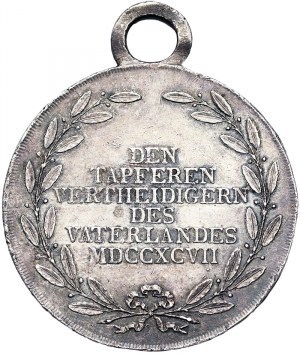 Austria, Święte Cesarstwo Rzymskie (800/962 - 1806), Franciszek II, Święty Cesarz Rzymski (1792/1804), medal 1797