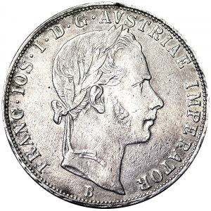 Autriche, Empire austro-hongrois, François-Joseph Ier (1848-1916), 2 Gulden 1859, Kremnitz