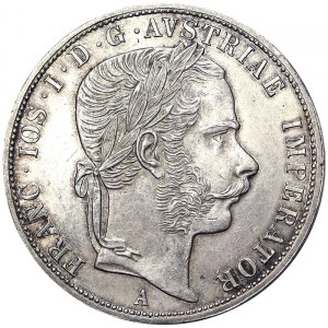 Autriche, Empire austro-hongrois, François-Joseph Ier (1848-1916), 2 Gulden 1871, Vienne