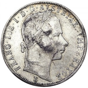 Austria, Cesarstwo Austro-Węgierskie, Franciszek Józef I (1848-1916), 1 Gulden 1858, Karlsburg