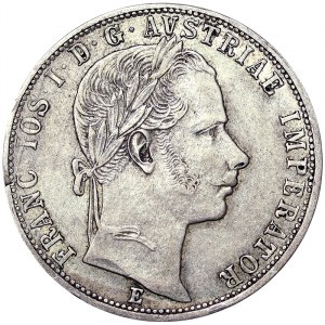 Austria, Austro-Hungarian Empire, Franz Joseph I (1848-1916), 1 Gulden 1858, Karlsburg