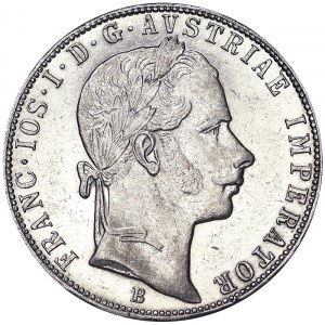 Austria, Impero austro-ungarico, Francesco Giuseppe I (1848-1916), 1 Gulden 1859, Kremnitz