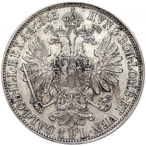 Austria, Austro-Hungarian Empire, Franz Joseph I (1848-1916), 1 Gulden 1863, Karlsburg