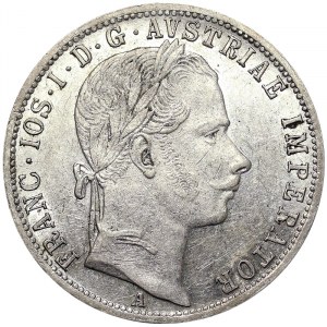 Rakousko, Rakousko-Uhersko, František Josef I. (1848-1916), 1 zlatý 1865, Vídeň