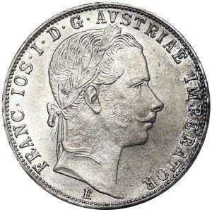 Austria, Impero austro-ungarico, Francesco Giuseppe I (1848-1916), 1 Gulden 1865, Karlsburg