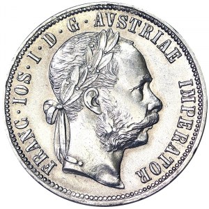 Autriche, Empire austro-hongrois, François-Joseph Ier (1848-1916), 1 Gulden 1879, Vienne