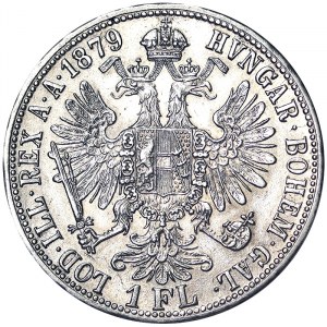 Österreich, Österreichisch-Ungarische Monarchie, Franz Joseph I. (1848-1916), 1 Gulden 1879, Wien