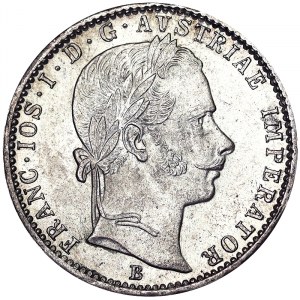 Österreich, Österreichisch-Ungarische Monarchie, Franz Joseph I. (1848-1916), 1/4 Gulden 1859, Kremnitz