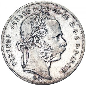 Autriche, Empire austro-hongrois, François-Joseph Ier (1848-1916), 1 Forint 1878, Kremnitz