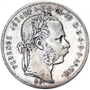 Rakúsko, Rakúsko-Uhorsko, František Jozef I. (1848-1916), 1 forint 1878, Kremnica