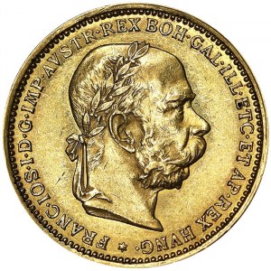 Autriche, Empire austro-hongrois, François-Joseph Ier (1848-1916), 20 Corona 1892, Vienne
