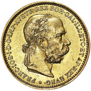 Austria, Cesarstwo Austro-Węgierskie, Franciszek Józef I (1848-1916), 20 Corona 1894, Wiedeń