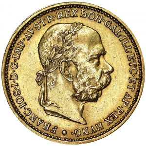 Autriche, Empire austro-hongrois, François-Joseph Ier (1848-1916), 20 Corona 1902, Vienne