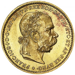 Autriche, Empire austro-hongrois, François-Joseph Ier (1848-1916), 20 Corona 1904, Vienne