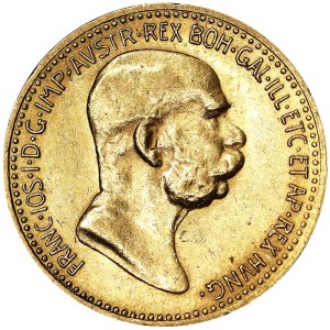 Austria, Impero austro-ungarico, Francesco Giuseppe I (1848-1916), 10 Corona 1909, Vienna