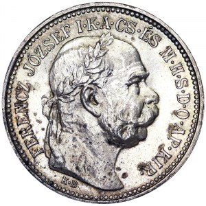 Rakousko, Rakousko-Uhersko, František Josef I. (1848-1916), 1. koruna 1912, Kremnice