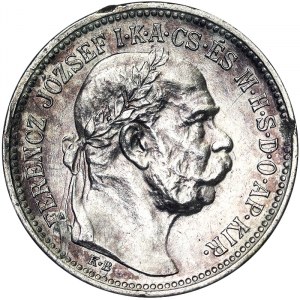 Rakousko, Rakousko-Uhersko, František Josef I. (1848-1916), 1. koruna 1916, Kremnice