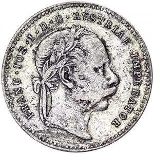 Rakúsko, Rakúsko-Uhorsko, František Jozef I. (1848-1916), 20 Kreuzer 1869, Viedeň