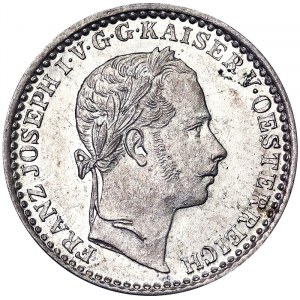 Österreich, Österreichisch-Ungarische Monarchie, Franz Joseph I. (1848-1916), 10 Kreuzer 1858, Wien