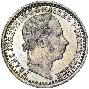 Rakúsko, Rakúsko-Uhorsko, František Jozef I. (1848-1916), 5 Kreuzer 1858, Viedeň