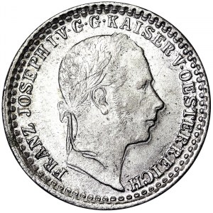 Austria, Impero austro-ungarico, Francesco Giuseppe I (1848-1916), 5 Kreuzer 1859, Milano