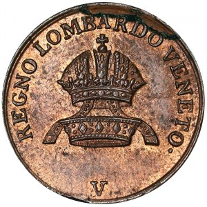 Austria, Kingdom of Lombardy-Venetia (1815-1866), Ferdinand I (1835-1848), 1 Centesimo 1839, Venice
