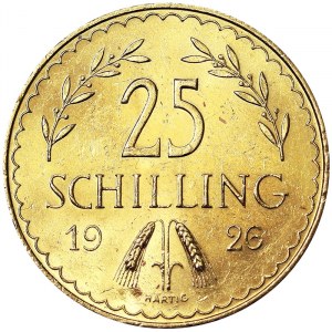Austria, Pierwsza Republika (1918-1938), 25 Schilling 1926, Wiedeń